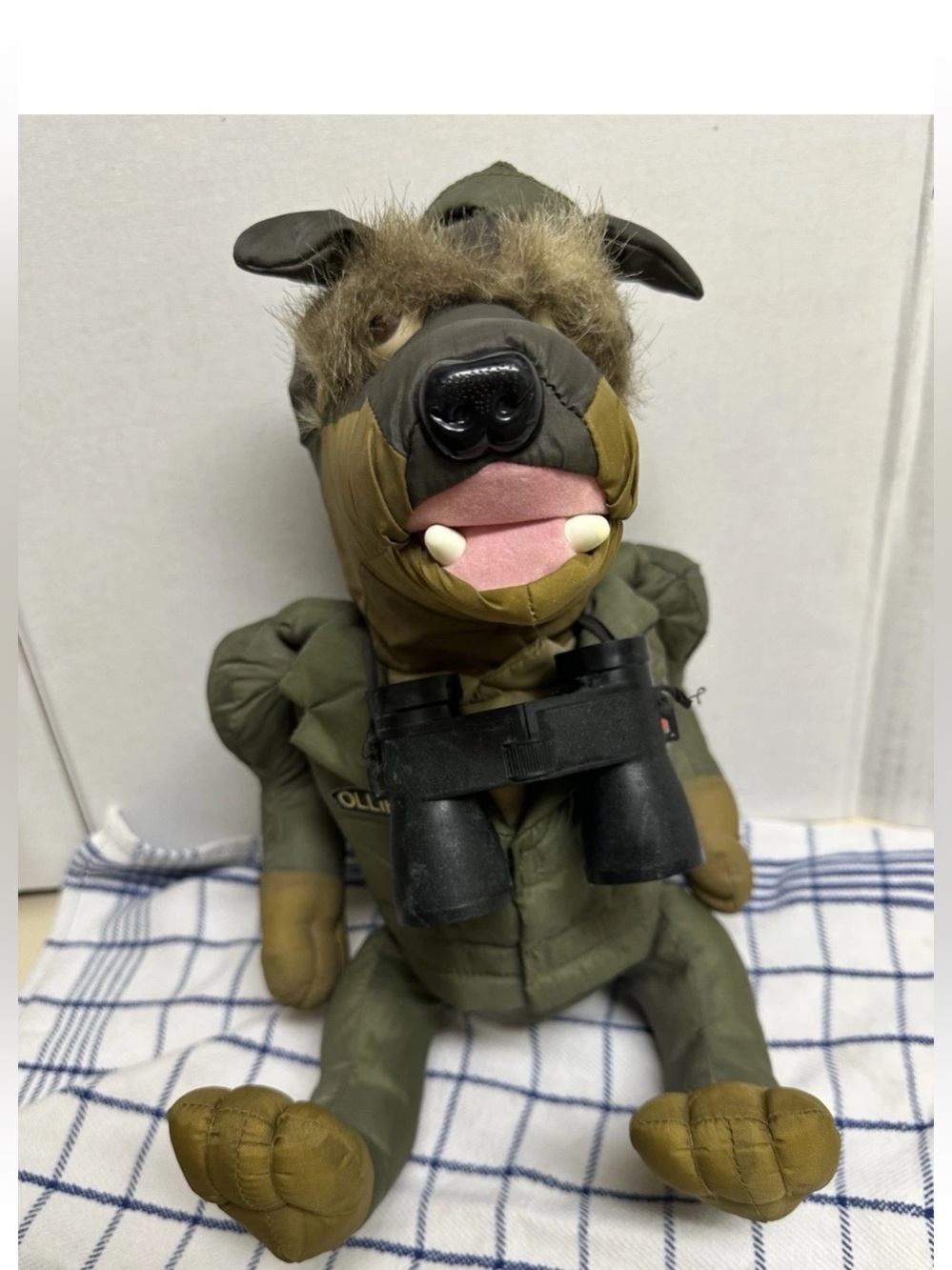 Pooch Troop Vintage 1988 Matchbox Toys Plush Military Dog “Ollie Intelligence”